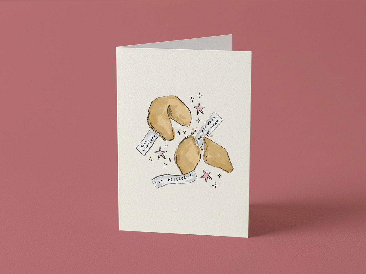 Fortune Cookie Card
