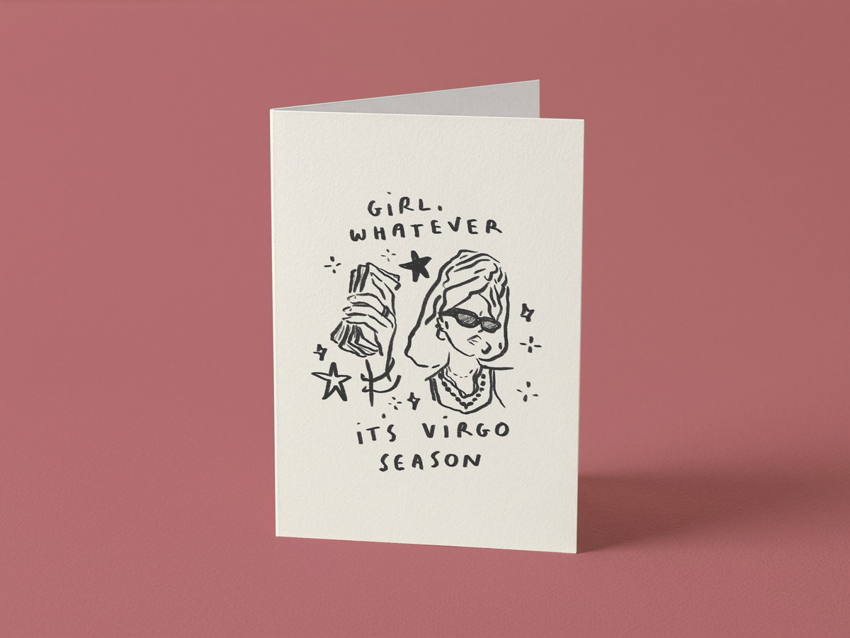 Virgo Season Card
