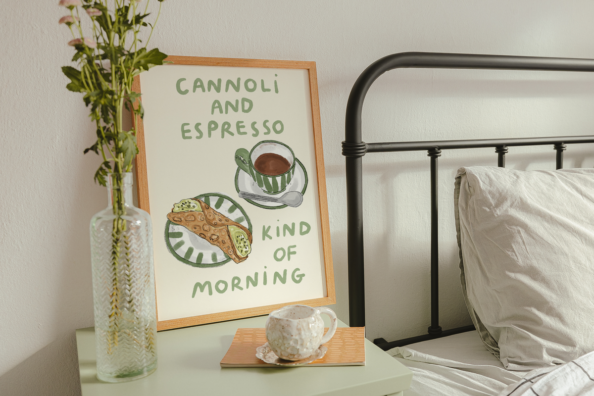 Cannoli and Espresso Kind Of Morning
