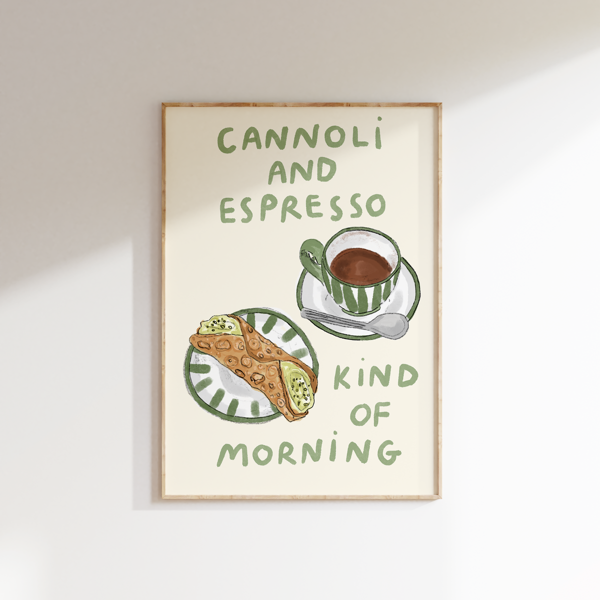 Cannoli and Espresso Kind Of Morning