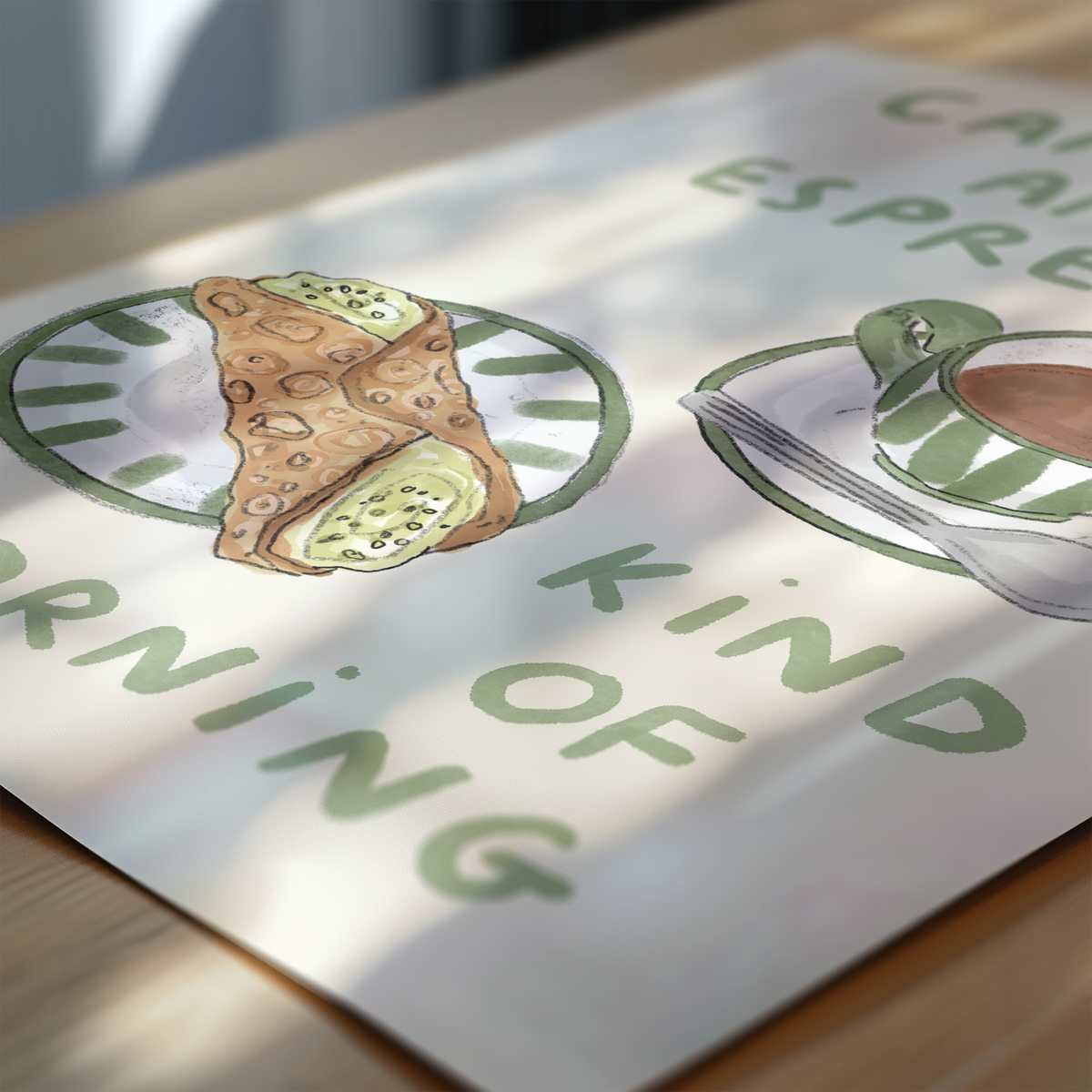 Cannoli and Espresso Kind Of Morning