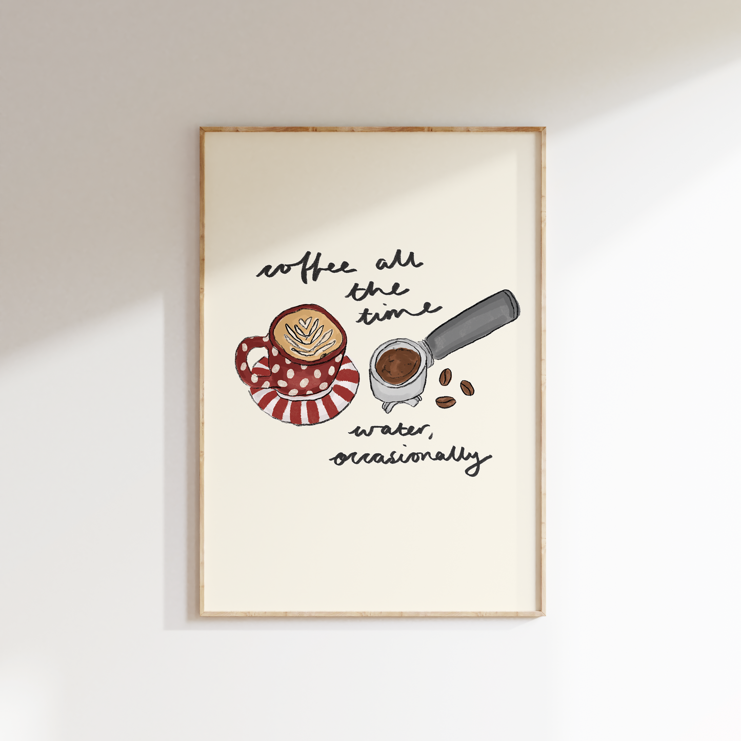 Coffee All The Time. Water, Occasionally