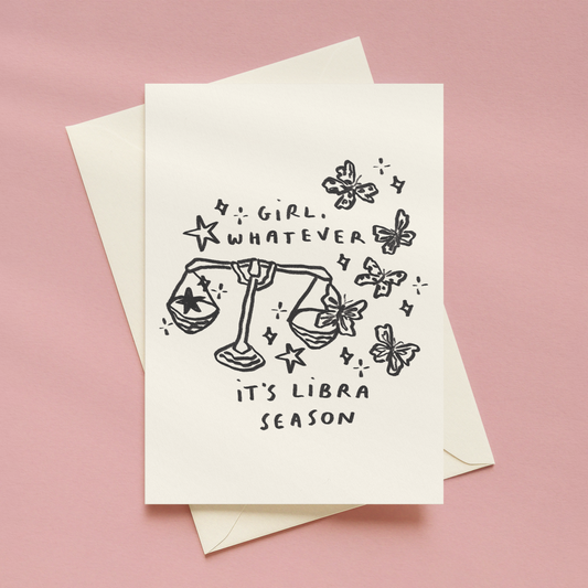 Libra Season Card