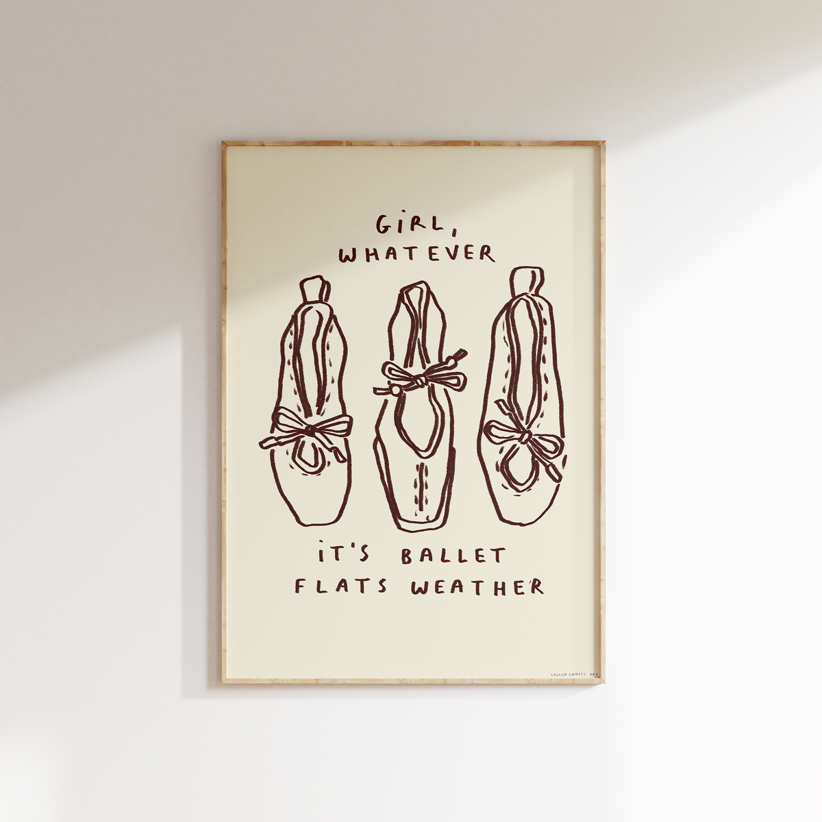 Girl, Whatever. It's Ballet Flats Weather
