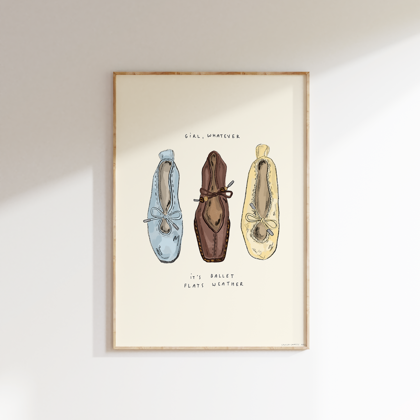 Girl, Whatever. It's Ballet Flats Weather