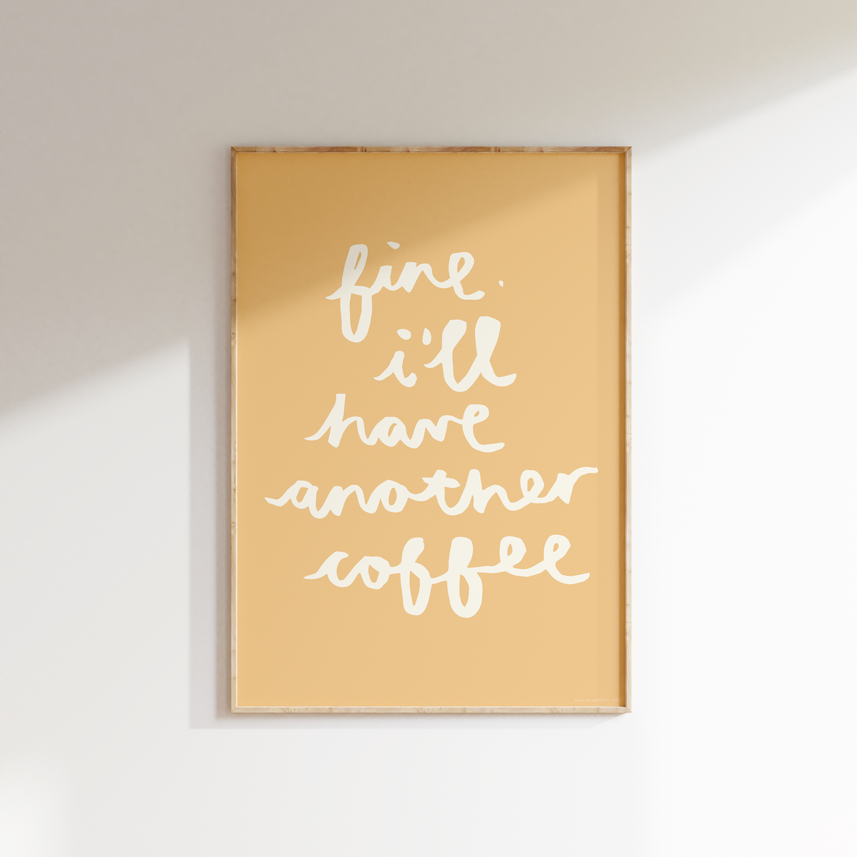 Fine, I'll Have Another Coffee