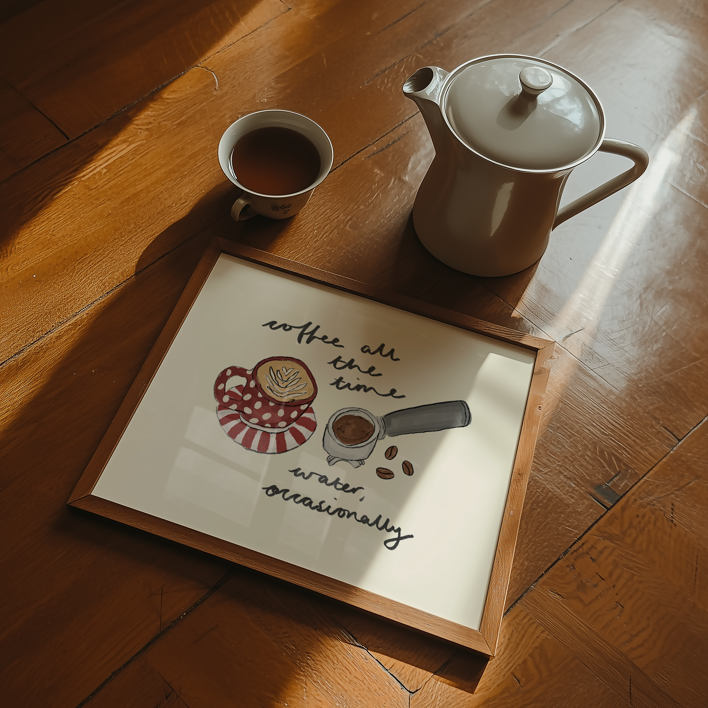 Coffee All The Time. Water, Occasionally
