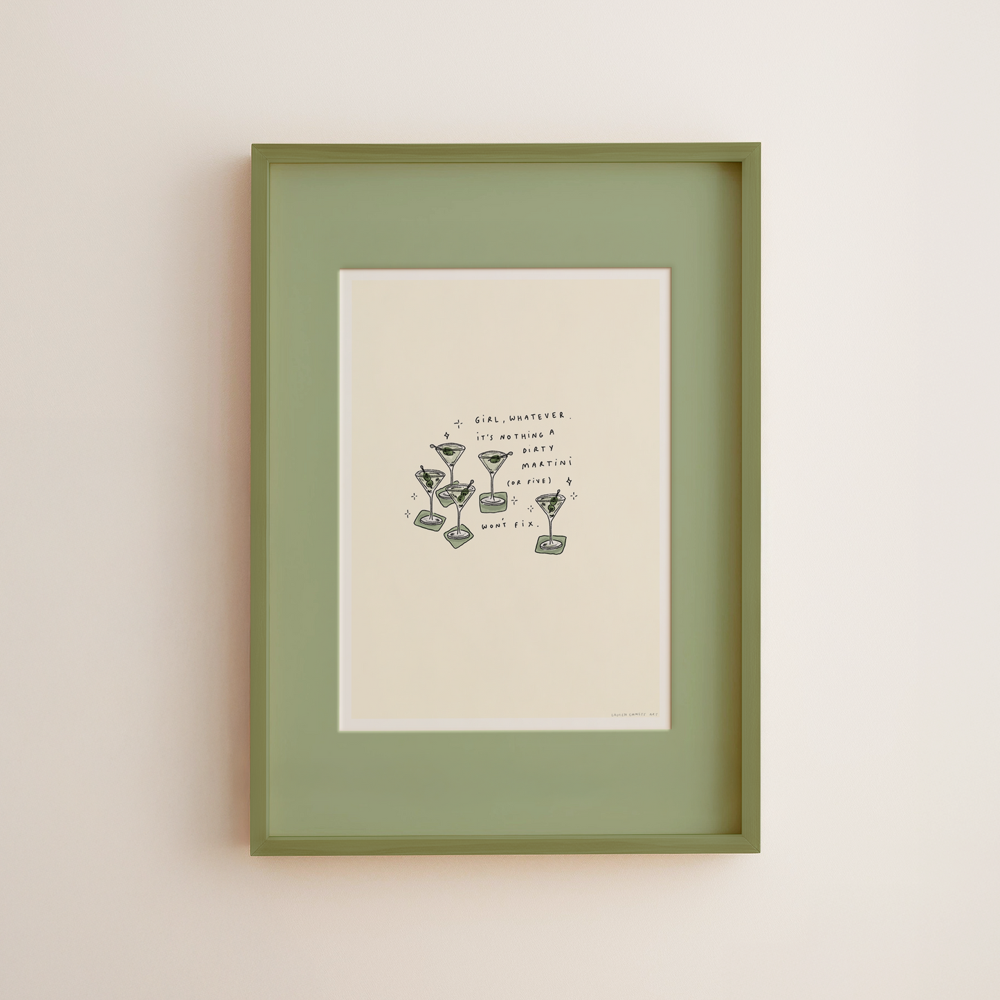 Nothing A Dirty Martini Won't Fix