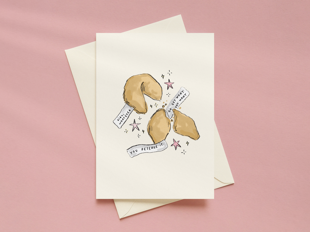 Fortune Cookie Card