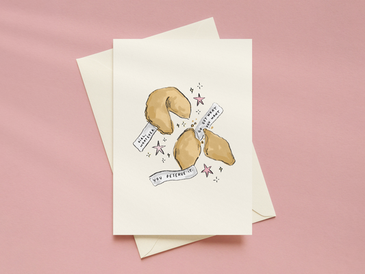 Fortune Cookie Card