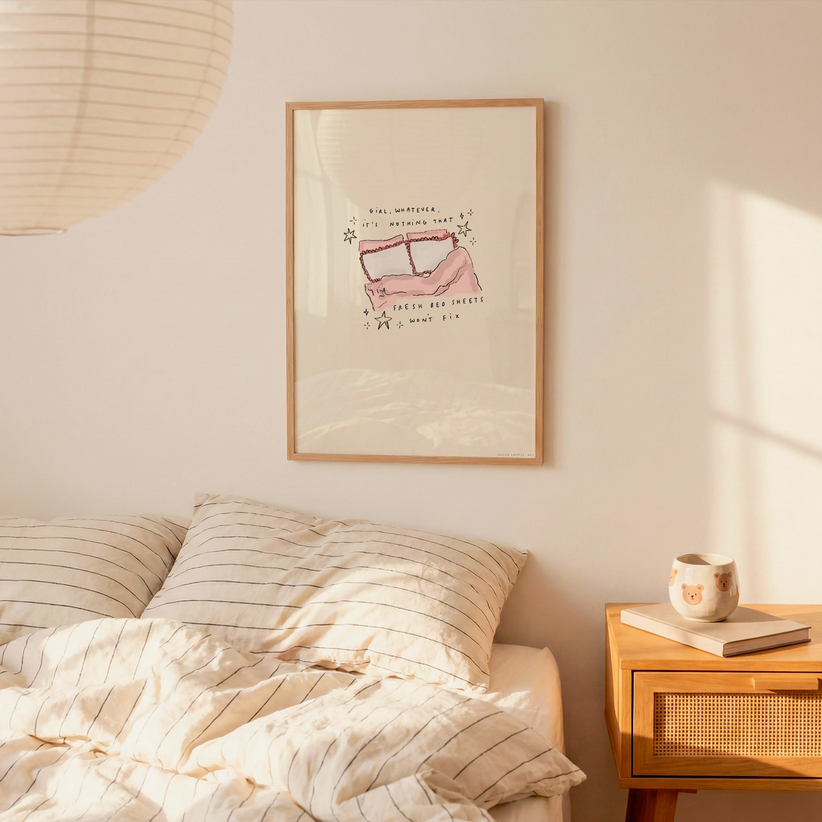 Nothing Fresh Bed Sheets Won't Fix