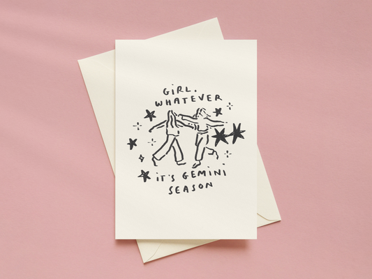 Gemini Season Card