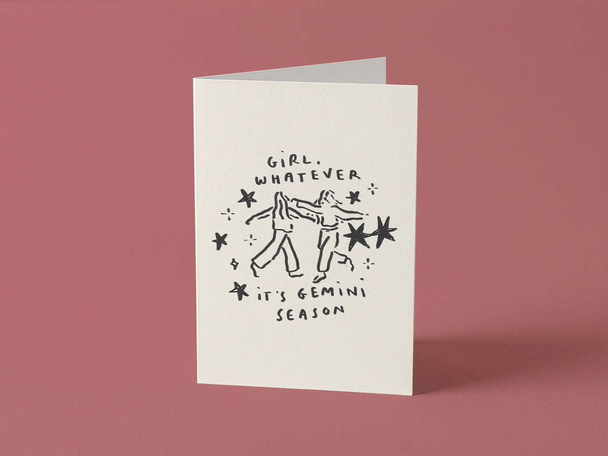 Gemini Season Card