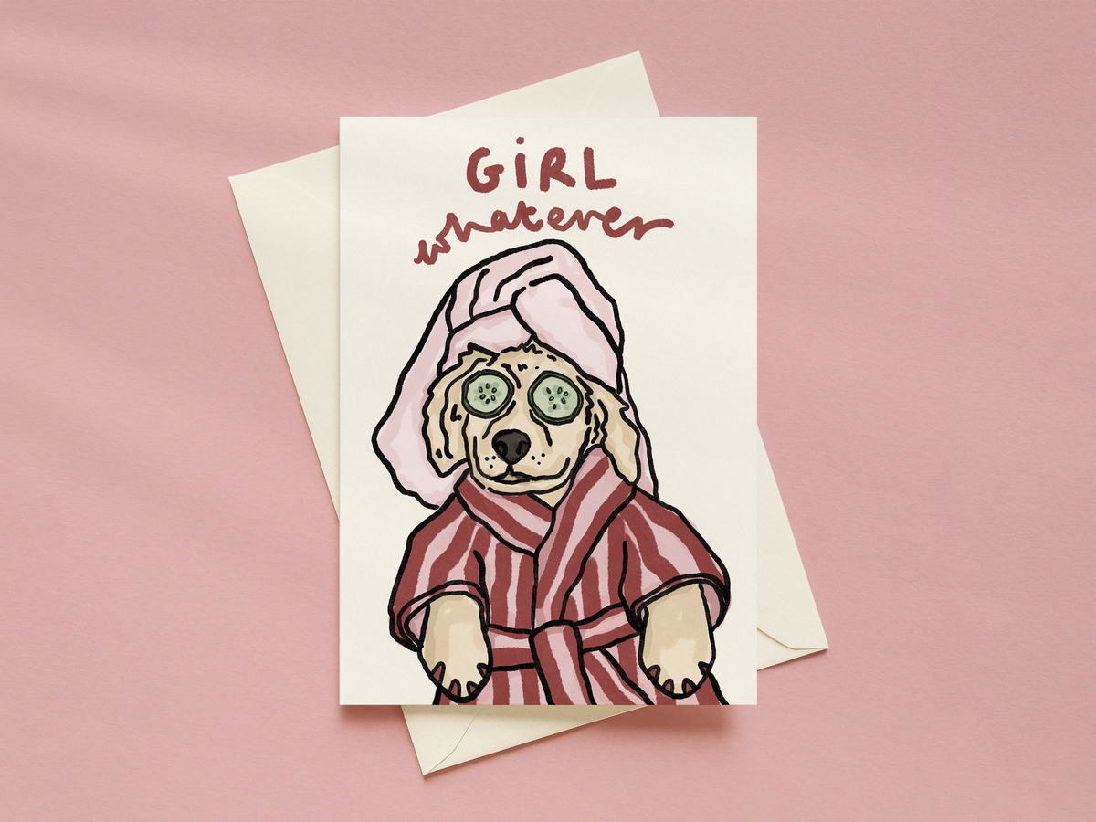 Girl, Whatever Card