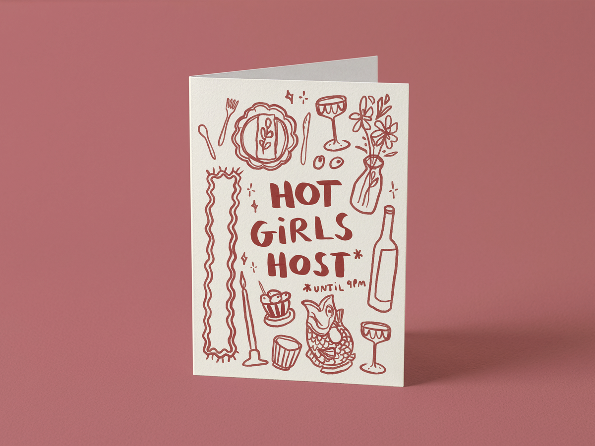 Hot Girls Host (Until 9pm) Card