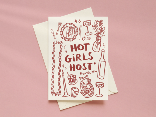 Hot Girls Host (Until 9pm) Card