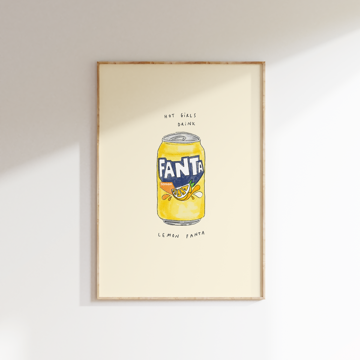 Hot Girls Drink Fanta Lemon