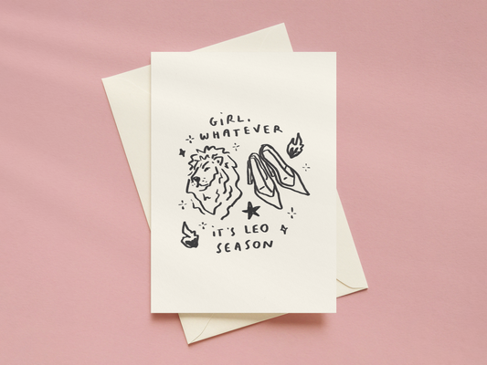 Leo Season Card