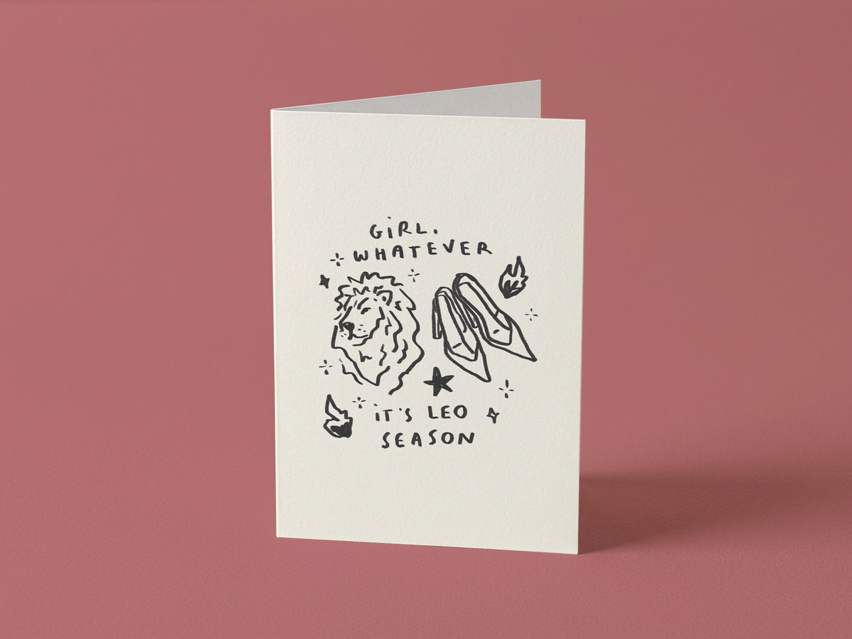 Leo Season Card