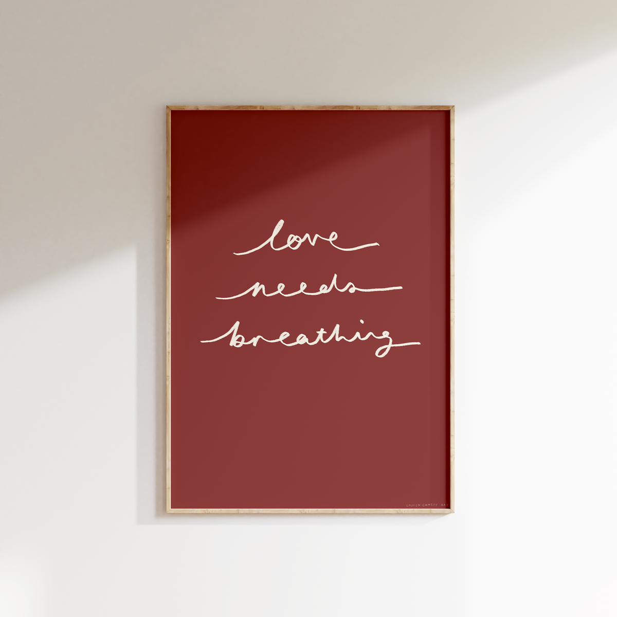Love Needs Breathing