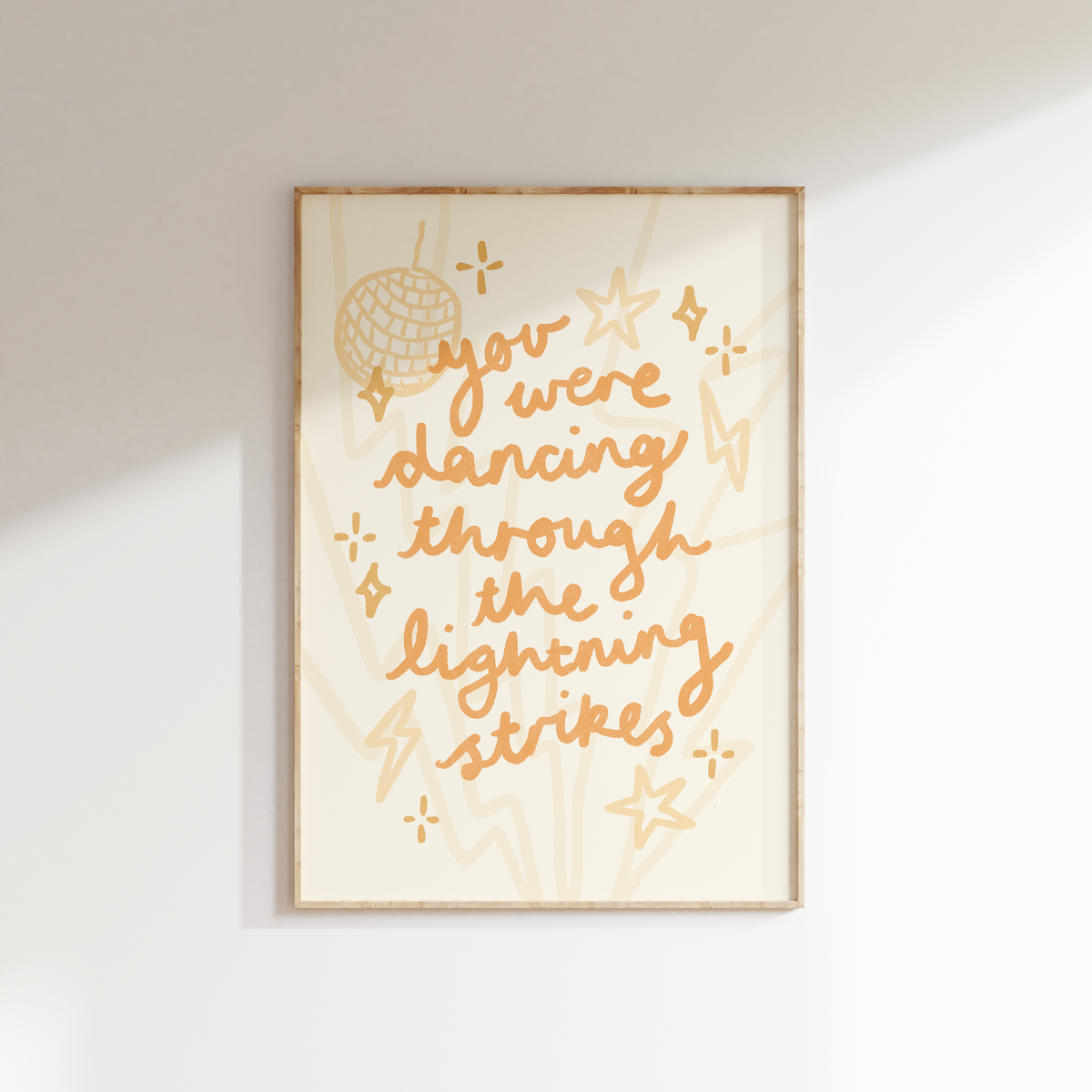 You Were Dancing Through The Lightning Strikes