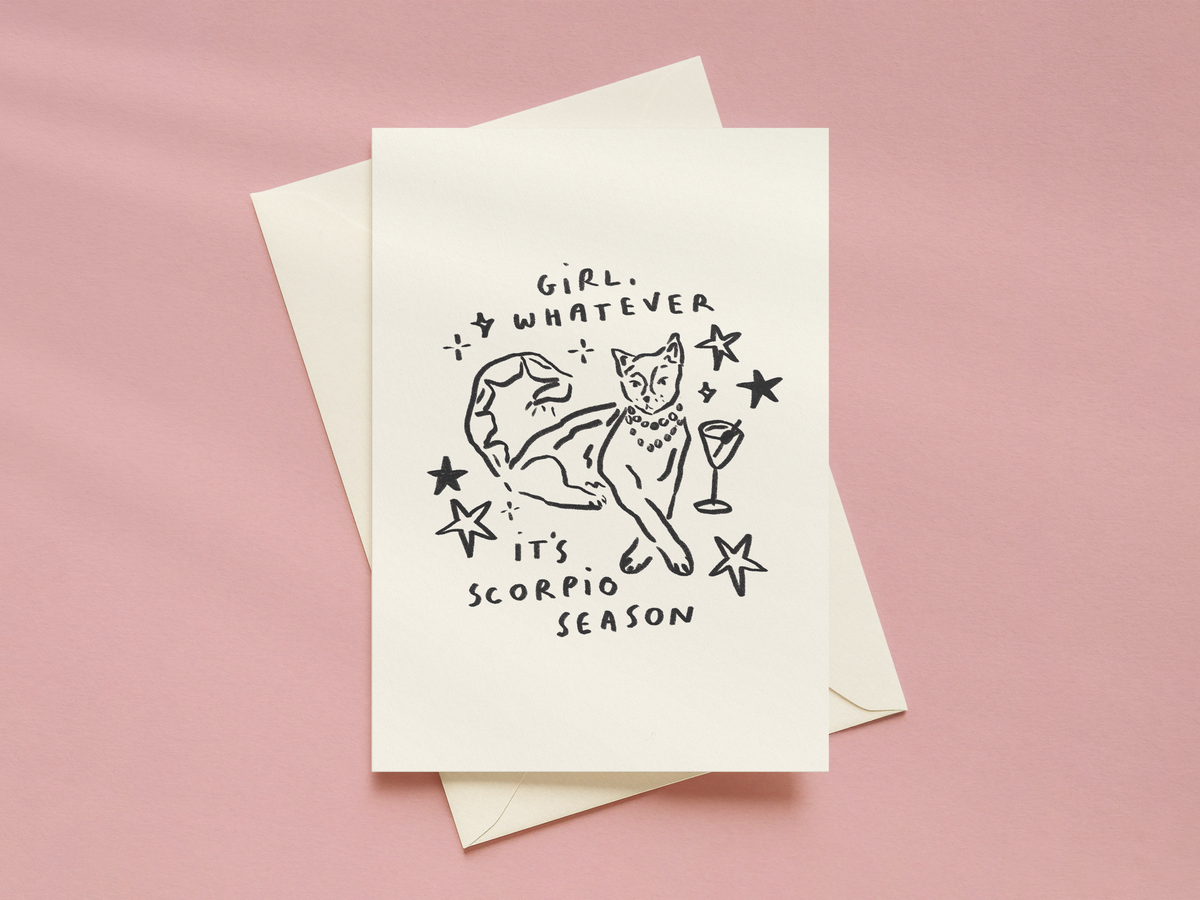 Scorpio Season Card
