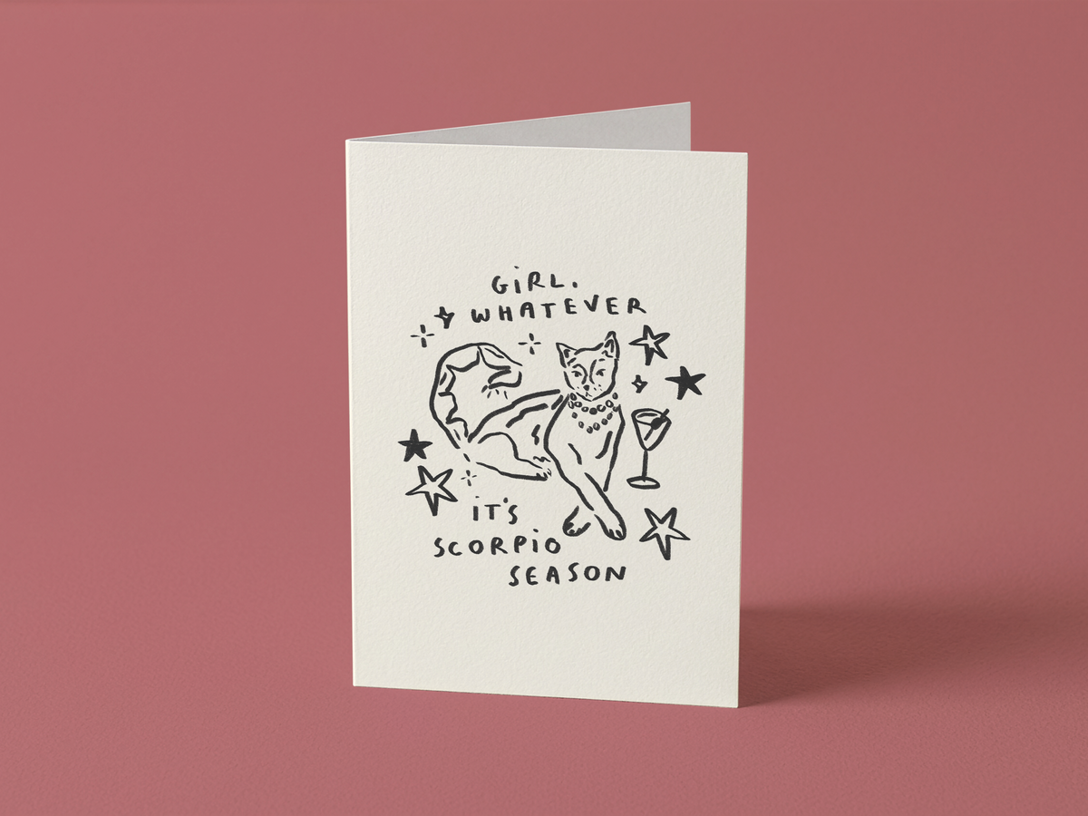 Scorpio Season Card