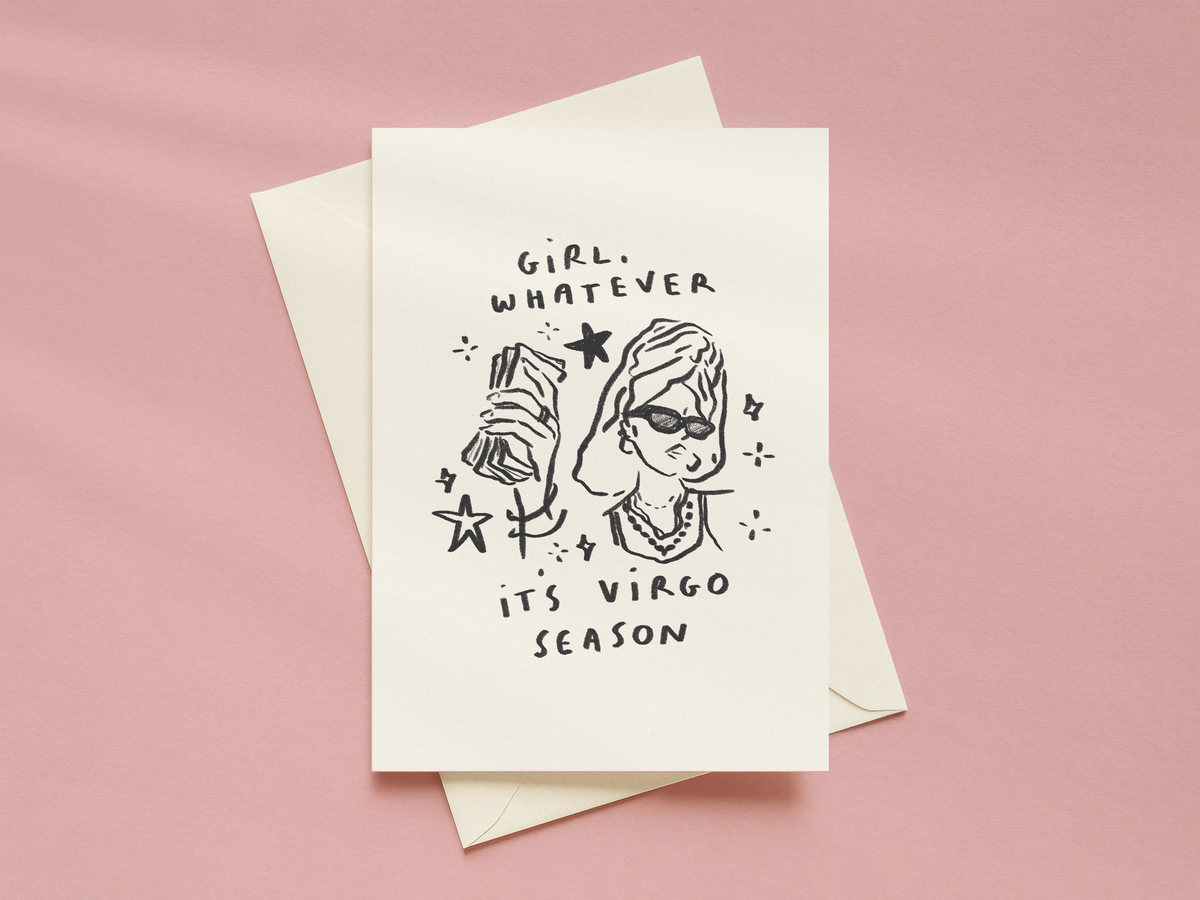 Virgo Season Card