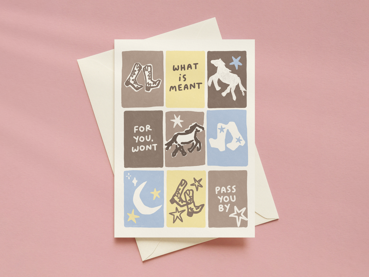 What Is Meant For You Won't Pass You By Card