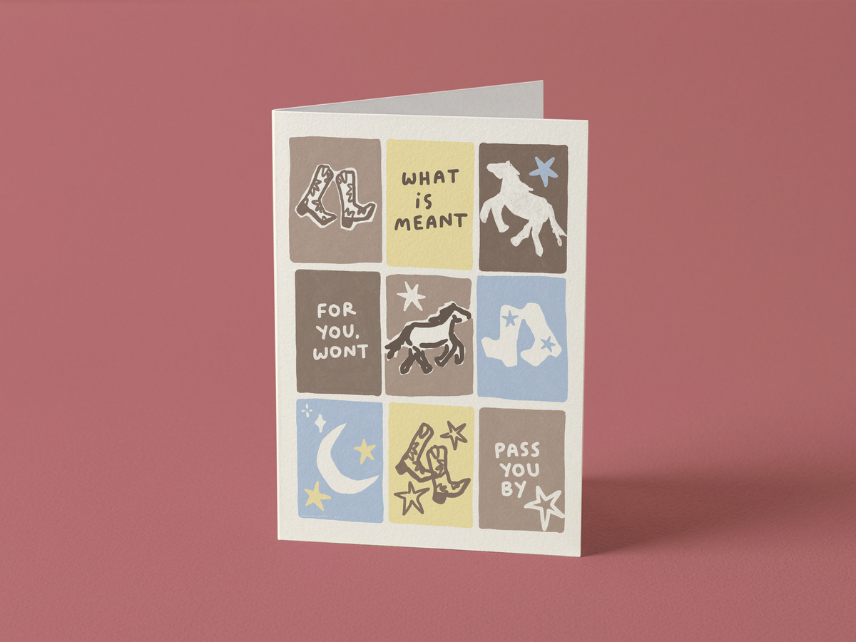 What Is Meant For You Won't Pass You By Card