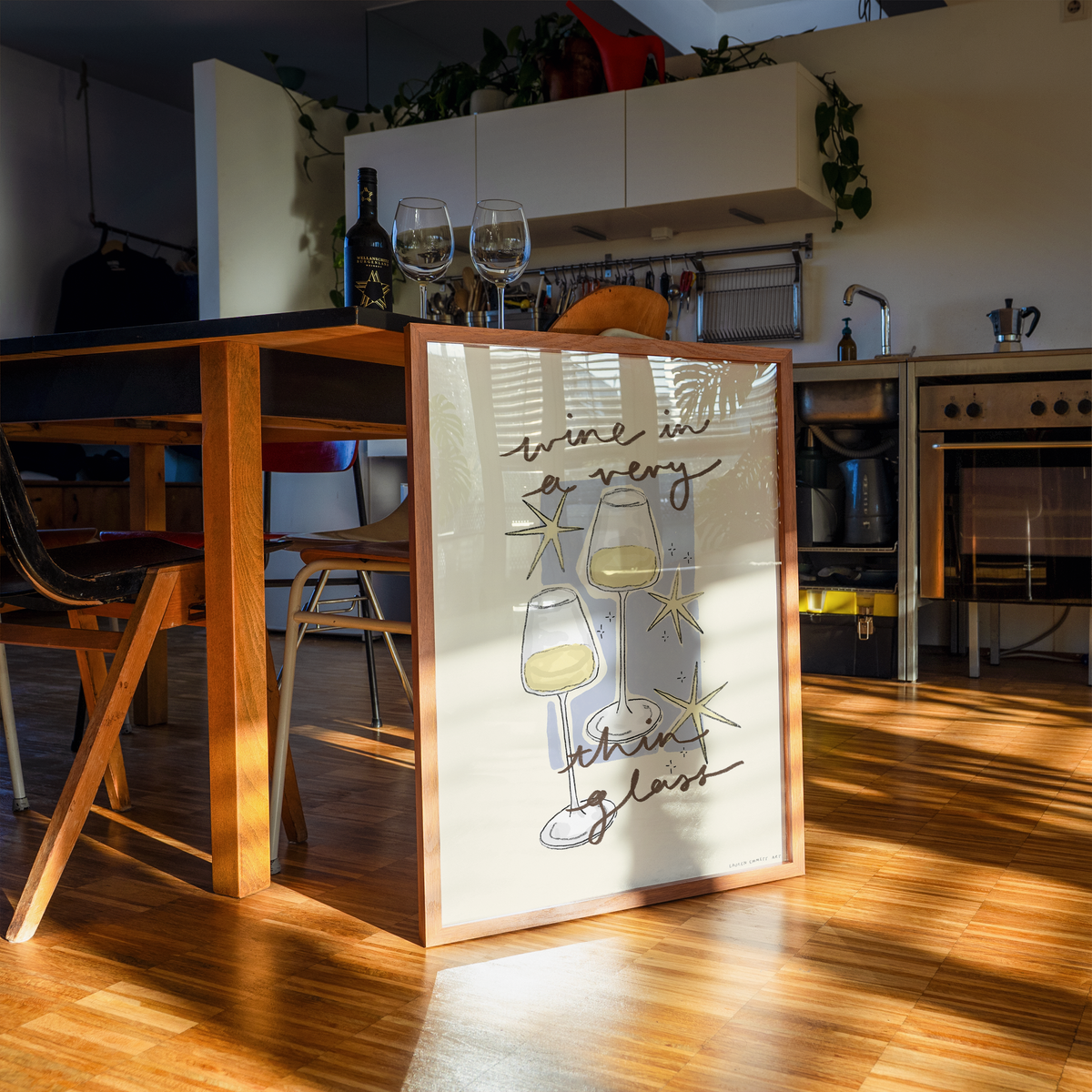 Wine In A Very Thin Glass