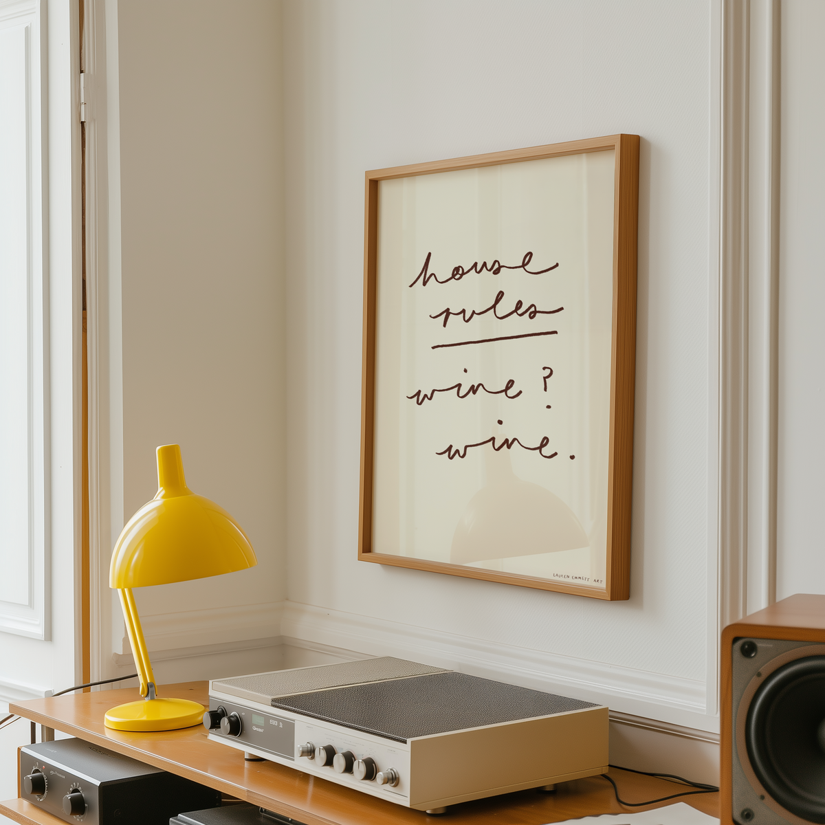 House Rules - Wine? Wine
